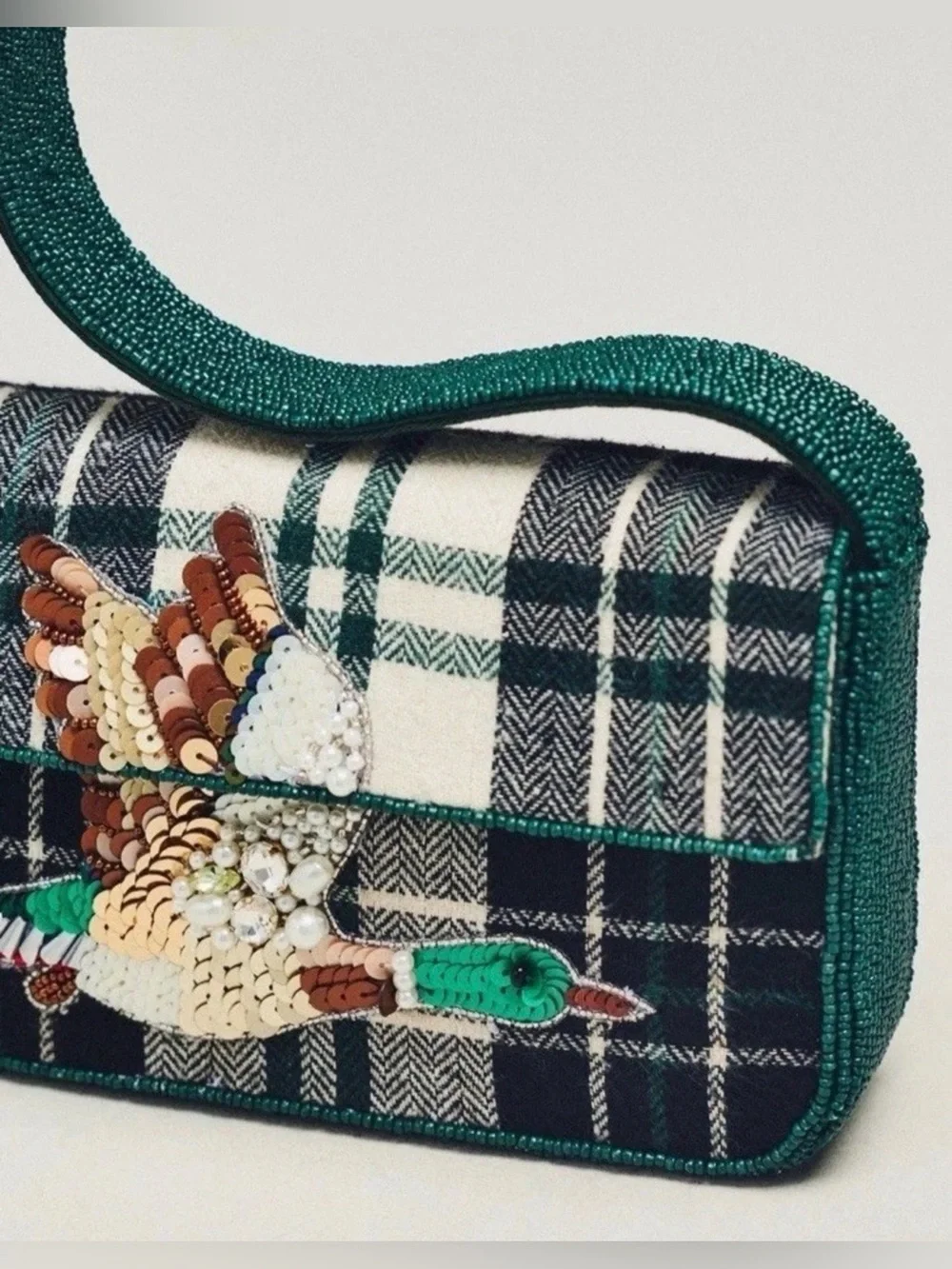 Anthropologie The Fiona Beaded Shoulder Bag NWT